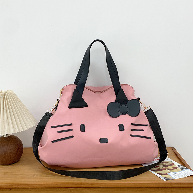 Lielas ietilpības īso distanču ceļojumu soma KT ceļojumu bagāža ikdienas iepirkumu soma plecu soma piedurkņu ratiņu rokassoma