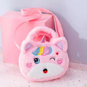 Τσάντα χιαστί Spot Plush Unicorn, χαριτωμένη γυναικεία τσάντα ώμου, τσάντα αποθήκευσης κινητού τηλεφώνου, πορτοφόλι κερμάτων