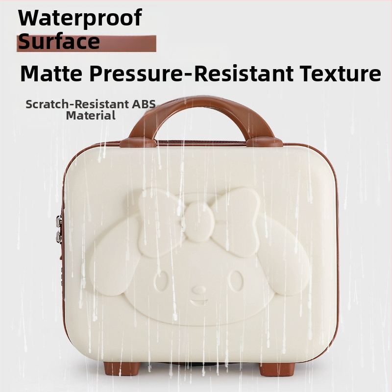 14-инчов мъжки и дамски детски куфар с анимационни шарки, чанта за съхранение, кутия за сувенири, PP козметичен куфар с голям капацитет