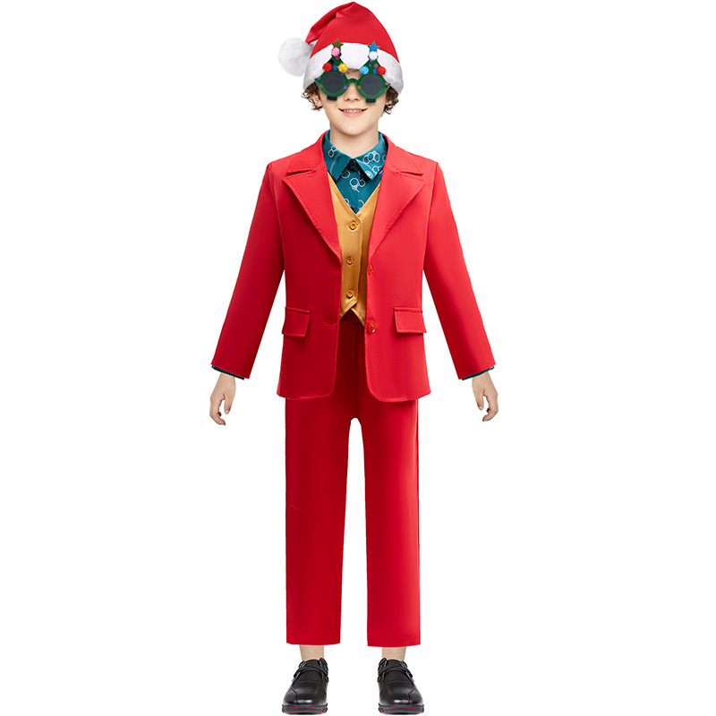 Vanjska trgovina nova dječja odjeća božićna gospoda dječak cosplay dječja haljina dječji scenski kostim