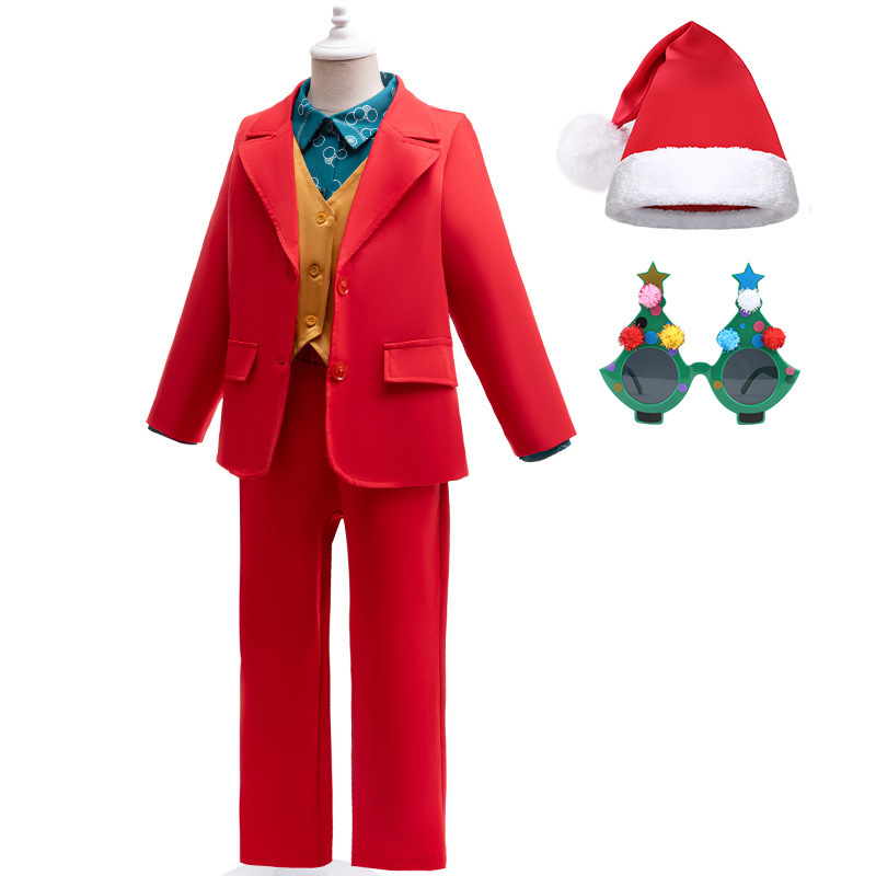 Vanjska trgovina nova dječja odjeća božićna gospoda dječak cosplay dječja haljina dječji scenski kostim