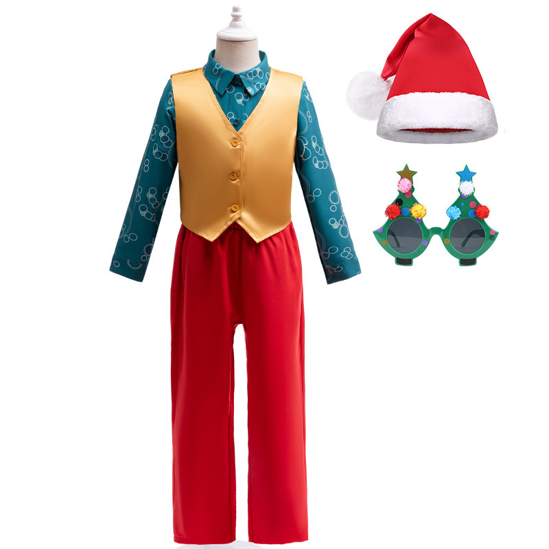 Vanjska trgovina nova dječja odjeća božićna gospoda dječak cosplay dječja haljina dječji scenski kostim