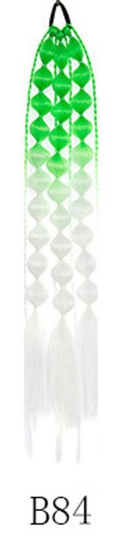 laos interneti kuulsuste artefakti laterna mull-keerdunud palmik moodne naiste tänavapildistamisstiil pikk käsitsi palmikuga hobusesaba parukas