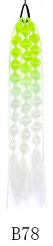 laos interneti kuulsuste artefakti laterna mull-keerdunud palmik moodne naiste tänavapildistamisstiil pikk käsitsi palmikuga hobusesaba parukas