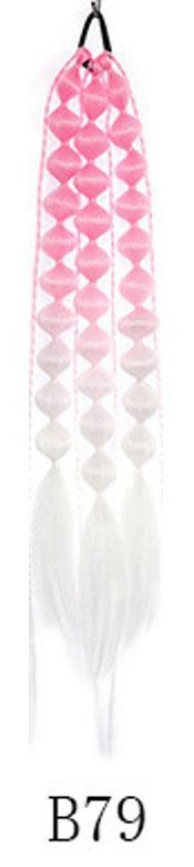 laos interneti kuulsuste artefakti laterna mull-keerdunud palmik moodne naiste tänavapildistamisstiil pikk käsitsi palmikuga hobusesaba parukas