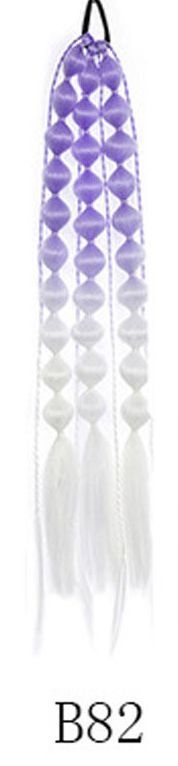 laos interneti kuulsuste artefakti laterna mull-keerdunud palmik moodne naiste tänavapildistamisstiil pikk käsitsi palmikuga hobusesaba parukas