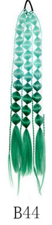 laos interneti kuulsuste artefakti laterna mull-keerdunud palmik moodne naiste tänavapildistamisstiil pikk käsitsi palmikuga hobusesaba parukas