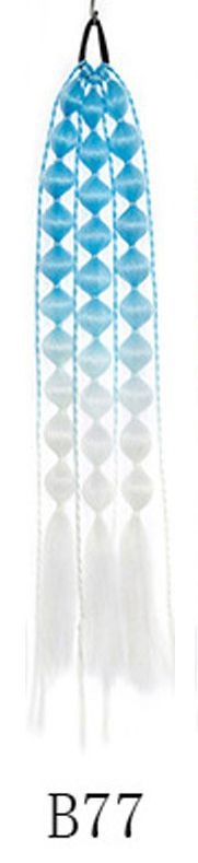 laos interneti kuulsuste artefakti laterna mull-keerdunud palmik moodne naiste tänavapildistamisstiil pikk käsitsi palmikuga hobusesaba parukas