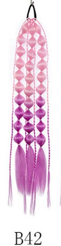 laos interneti kuulsuste artefakti laterna mull-keerdunud palmik moodne naiste tänavapildistamisstiil pikk käsitsi palmikuga hobusesaba parukas