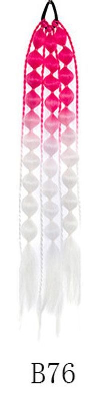 laos interneti kuulsuste artefakti laterna mull-keerdunud palmik moodne naiste tänavapildistamisstiil pikk käsitsi palmikuga hobusesaba parukas