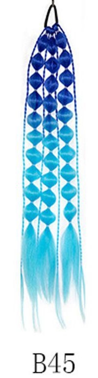 laos interneti kuulsuste artefakti laterna mull-keerdunud palmik moodne naiste tänavapildistamisstiil pikk käsitsi palmikuga hobusesaba parukas