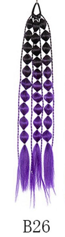 laos interneti kuulsuste artefakti laterna mull-keerdunud palmik moodne naiste tänavapildistamisstiil pikk käsitsi palmikuga hobusesaba parukas