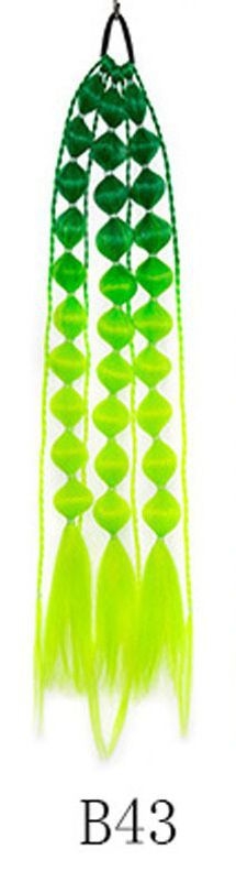 laos interneti kuulsuste artefakti laterna mull-keerdunud palmik moodne naiste tänavapildistamisstiil pikk käsitsi palmikuga hobusesaba parukas