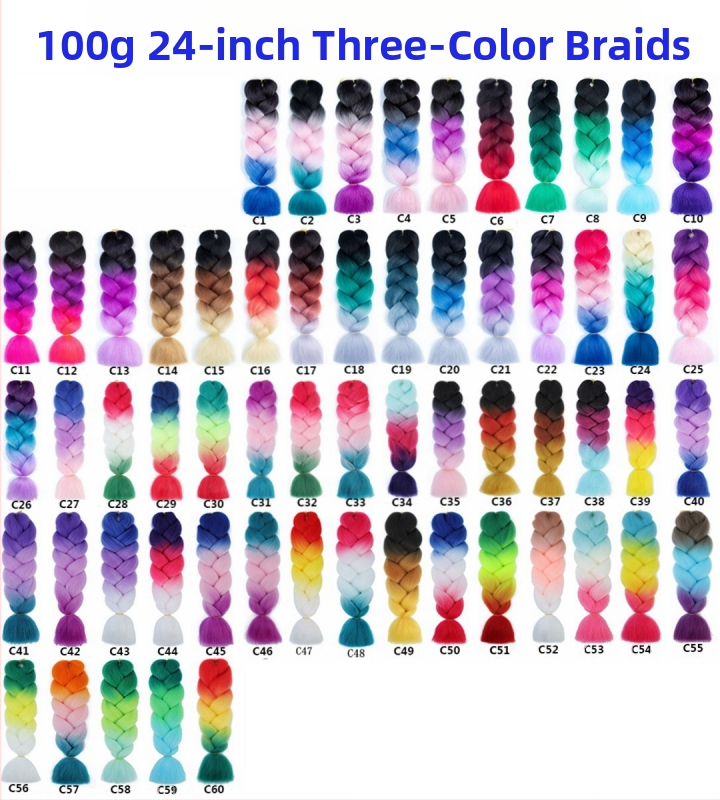 laos interneti kuulsuste artefakti laterna mull-keerdunud palmik moodne naiste tänavapildistamisstiil pikk käsitsi palmikuga hobusesaba parukas