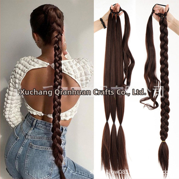 Väliskaubanduse piiriülene hobusesaba punutis punutis Amazoni enimmüüdud kolmeharuline punutis punutud ponyta