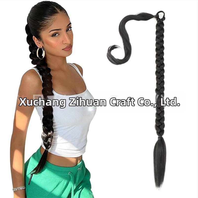 Väliskaubanduse piiriülene hobusesaba punutis punutis Amazoni enimmüüdud kolmeharuline punutis punutud ponyta