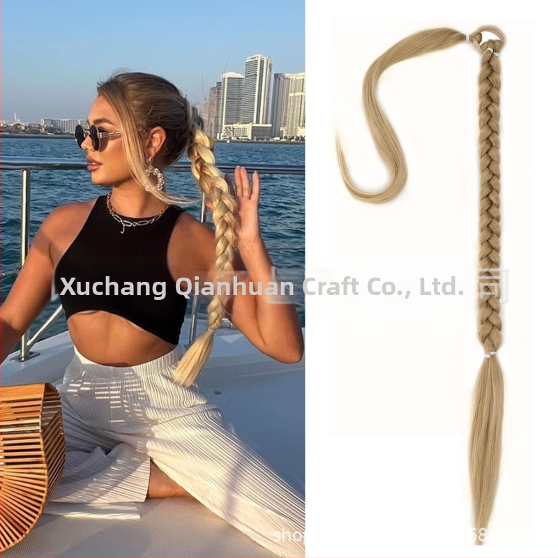 Väliskaubanduse piiriülene hobusesaba punutis punutis Amazoni enimmüüdud kolmeharuline punutis punutud ponyta