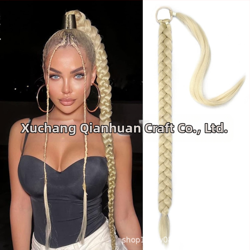 Väliskaubanduse piiriülene hobusesaba punutis punutis Amazoni enimmüüdud kolmeharuline punutis punutud ponyta