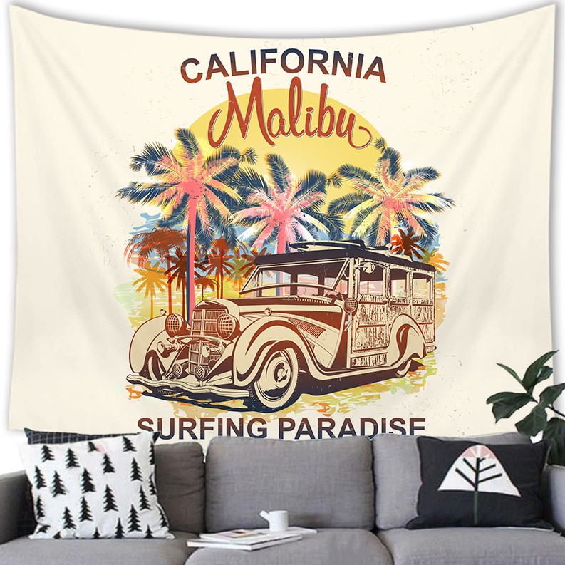 Tarpvalstybinis amerikietiško retro stiliaus „American City“ persikų odos gobeleno sienų pakabinimo gamyklos tiekimas pagal figūrėlę G192