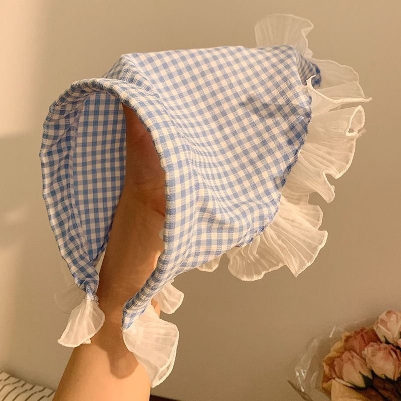 Prantsuse stiilis pitsist kolmnurkne sall naistele suvine uus armas magusa tüdruku pastoraalse stiili kleit dekoratiivne pearätt juuksepael