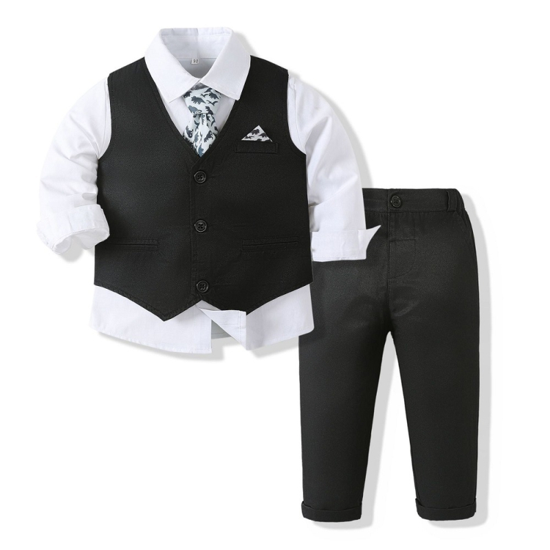 Piiriülene lastekleit Briti stiilis poiste ülikond kevad- ja sügispikade laste särkvest sportlikud rõivad laste riided