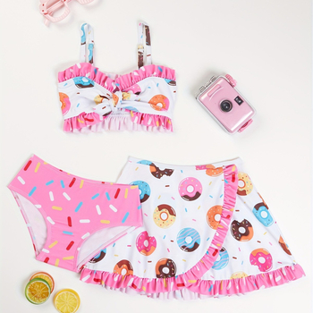 Ευρωπαϊκά και Αμερικανικά μαγιό νέου στυλ για κορίτσια, χαριτωμένα μαγιό σε στυλ φούστας για κορίτσια, σκουφάκια κολύμβησης, μοντέρνα χονδρική πώληση για παιδιά σε κορεατικό στιλ