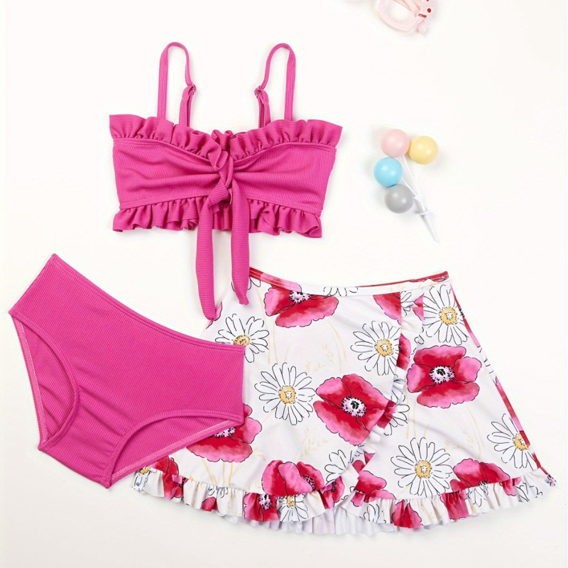 Ευρωπαϊκά και Αμερικανικά μαγιό νέου στυλ για κορίτσια, χαριτωμένα μαγιό σε στυλ φούστας για κορίτσια, σκουφάκια κολύμβησης, μοντέρνα χονδρική πώληση για παιδιά σε κορεατικό στιλ