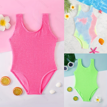 Costume de baie Amazon pentru bebeluși și fetițe, costume de baie fără mâneci, cu imprimeu de izvoare termale pentru plajă