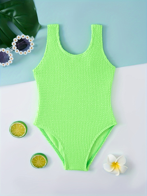 Costume de baie Amazon pentru bebeluși și fetițe, costume de baie fără mâneci, cu imprimeu de izvoare termale pentru plajă