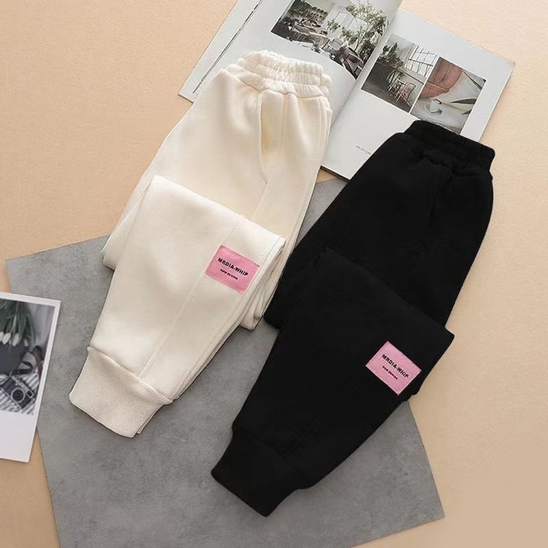 Pantaloni pentru fete pentru primăvară și toamnă, pantaloni casual largi pentru copii, pantaloni sport eleganți pentru fete, model nou 2024