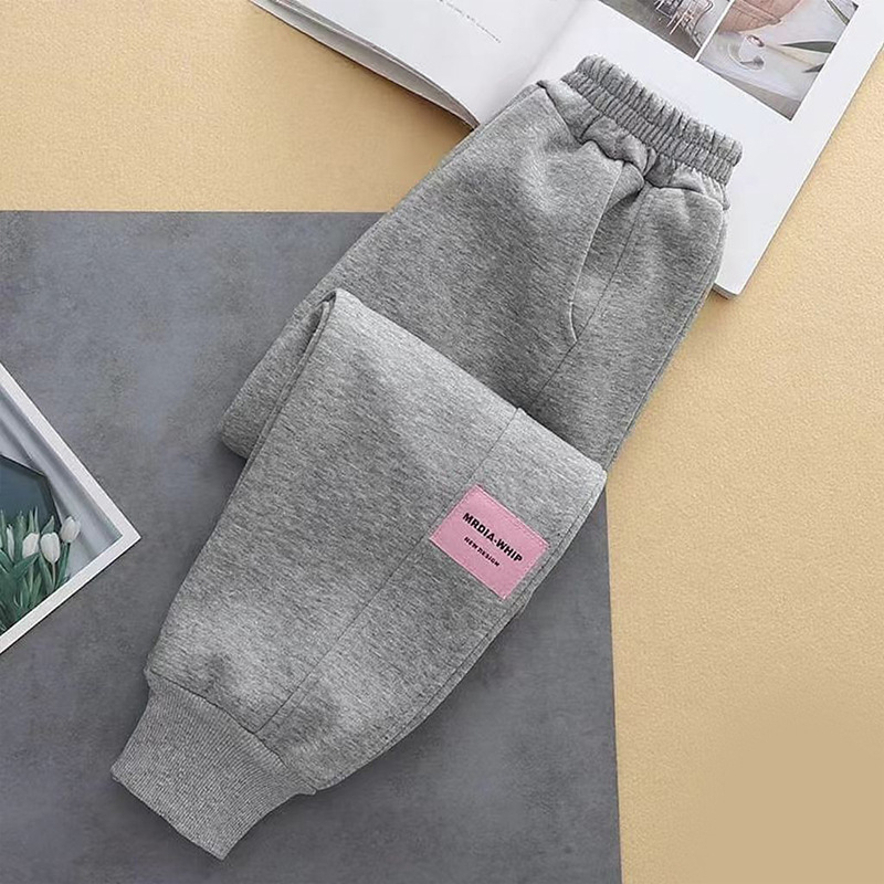 Pantaloni pentru fete pentru primăvară și toamnă, pantaloni casual largi pentru copii, pantaloni sport eleganți pentru fete, model nou 2024