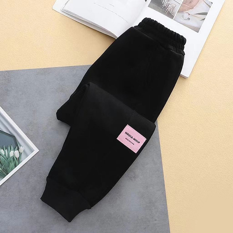 Pantaloni pentru fete pentru primăvară și toamnă, pantaloni casual largi pentru copii, pantaloni sport eleganți pentru fete, model nou 2024