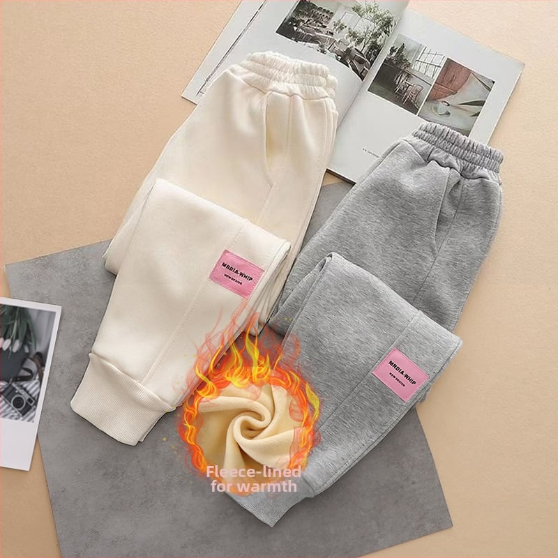 Pantaloni pentru fete pentru primăvară și toamnă, pantaloni casual largi pentru copii, pantaloni sport eleganți pentru fete, model nou 2024