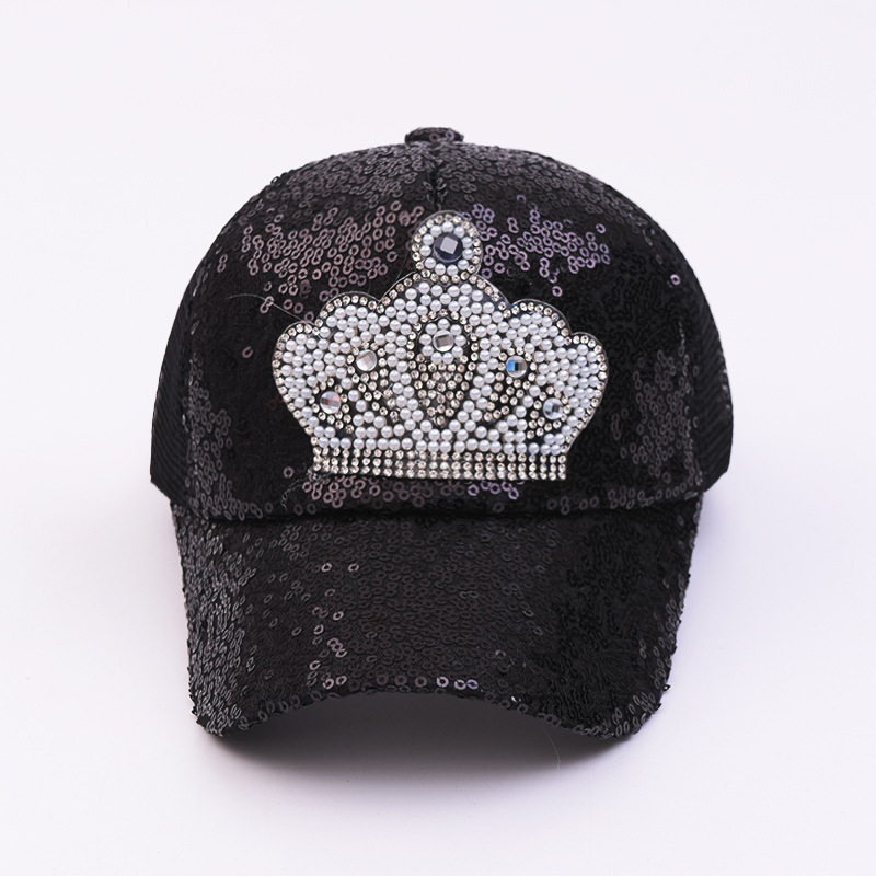 Novi dječji mrežasti šešir krunske princeze, ljetni vanjski šešir za sunce sa šljokicama, prekogranična opskrba dječjim mrežastim šeširom za sunce