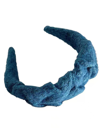 2024 m. Naujas pliušinis galvos lankelis su plačiu kraštu, klostuotas plaukų segtukas, lengvas, prabangus, madingas, elegantiškas, vilnonis galvos lankelis, universalus galvos apdangalas, plaukų aksesuarai