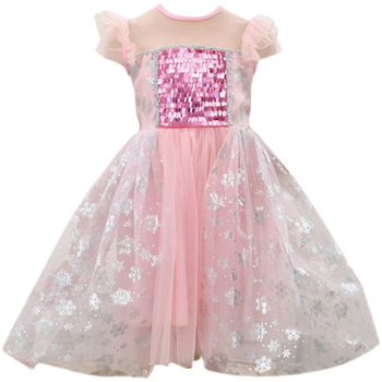 Tüdrukute printsess Anna Frozen suvine uus halloweeni sünnipäevakleit superhaldja kostüüm ilus lääne stiilis