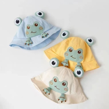 Slatka mala žablja dječja kapa za proljeće i jesen, tanka sjenila za sunce, dječja kapa za sunčanje za putovanja, za dječake i djevojčice, dječja kapa za sunčanje