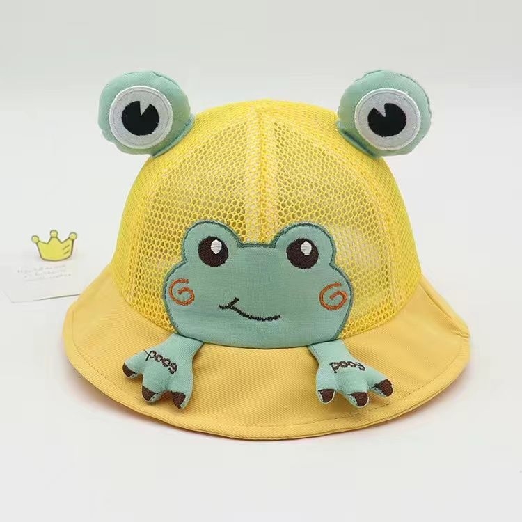 Slatka mala žablja dječja kapa za proljeće i jesen, tanka sjenila za sunce, dječja kapa za sunčanje za putovanja, za dječake i djevojčice, dječja kapa za sunčanje