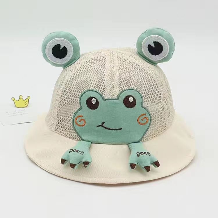 Slatka mala žablja dječja kapa za proljeće i jesen, tanka sjenila za sunce, dječja kapa za sunčanje za putovanja, za dječake i djevojčice, dječja kapa za sunčanje