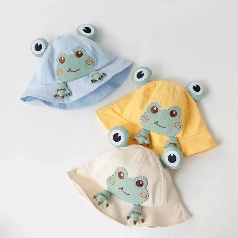 Slatka mala žablja dječja kapa za proljeće i jesen, tanka sjenila za sunce, dječja kapa za sunčanje za putovanja, za dječake i djevojčice, dječja kapa za sunčanje