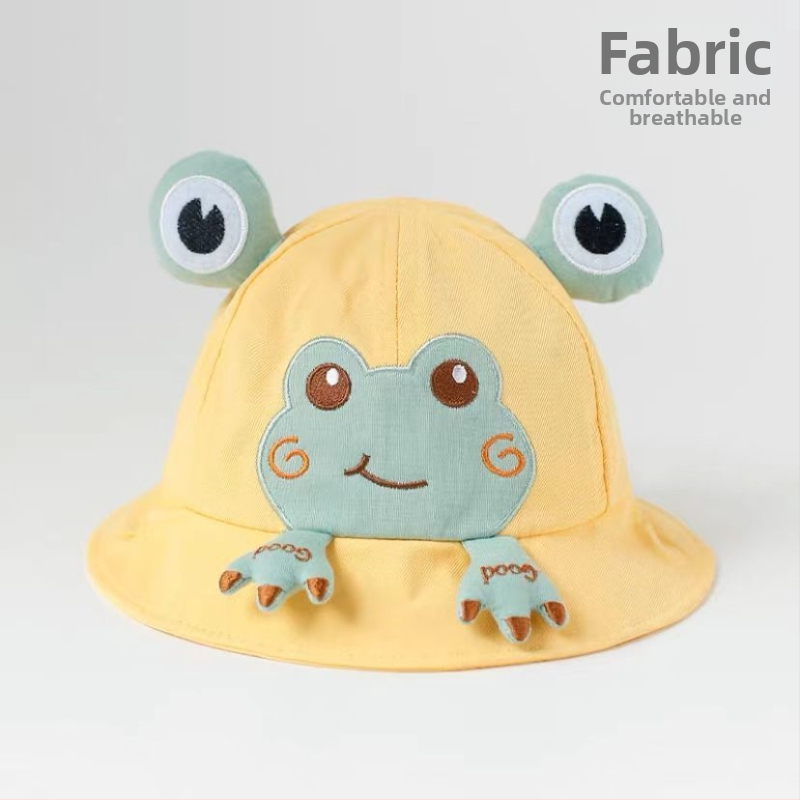 Slatka mala žablja dječja kapa za proljeće i jesen, tanka sjenila za sunce, dječja kapa za sunčanje za putovanja, za dječake i djevojčice, dječja kapa za sunčanje
