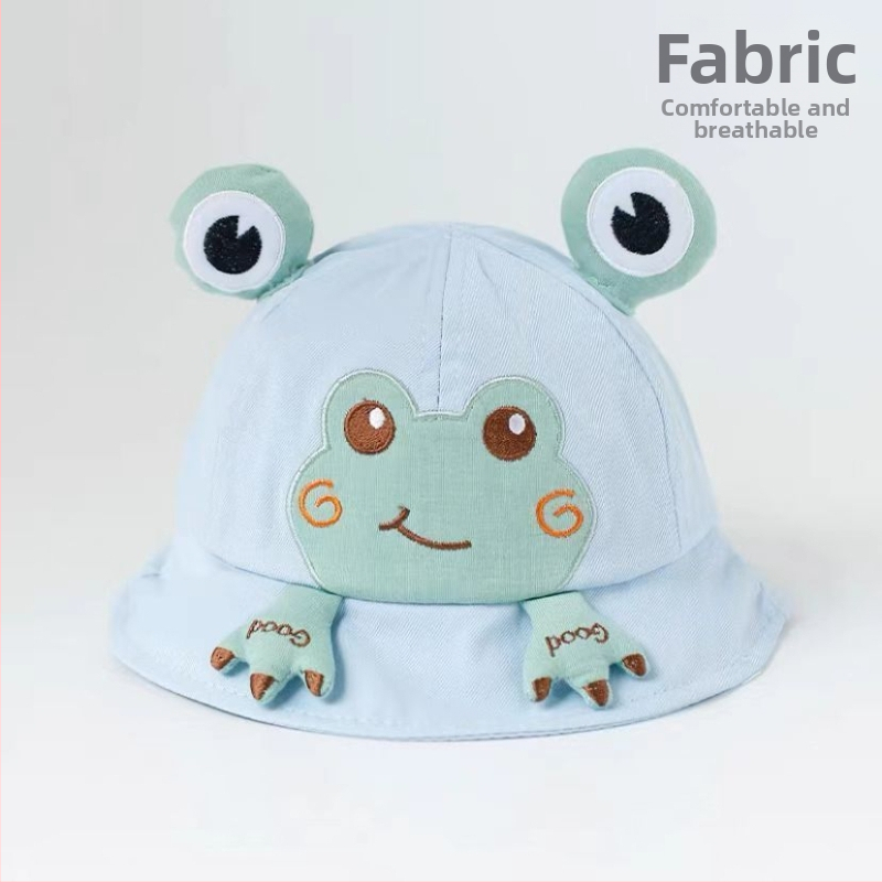 Slatka mala žablja dječja kapa za proljeće i jesen, tanka sjenila za sunce, dječja kapa za sunčanje za putovanja, za dječake i djevojčice, dječja kapa za sunčanje