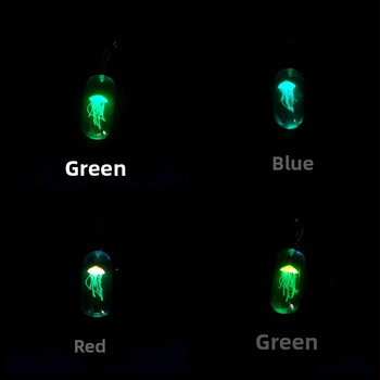 Piiriülesed plahvatused Meduusid Helendav Kaelakee Vaigust Helendav Ripats Lihtne Geomeetriline Niši Ehted Käsitsi Valmistatud Paar