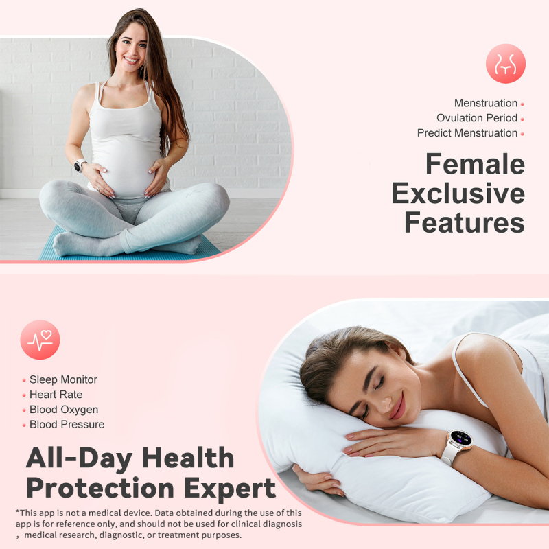 Piiriülene õuespordi nutikell, moodne naiste multifunktsionaalne pulsisageduse, vere hapnikusisalduse, Bluetooth-kõnede, väliskaubanduse käevõruga