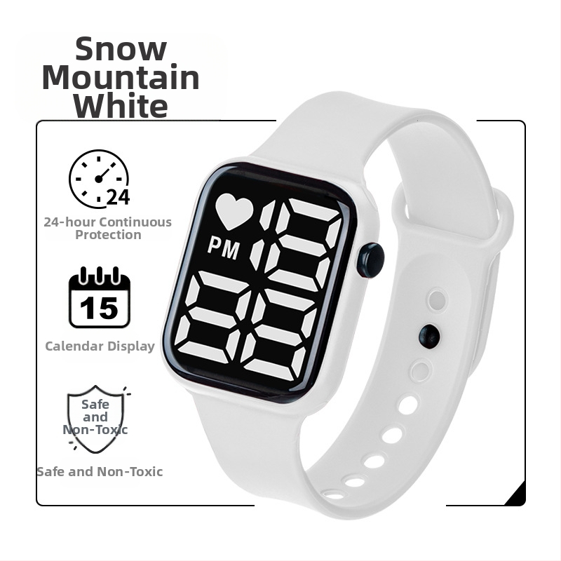 Y1 eksporta e-komercijas karsti pārdots LED digitālais pulkstenis zēniem un meitenēm, bērnu gaismas digitālais pulkstenis, ūdensizturīgs liels ciparnīcas ciparnīca