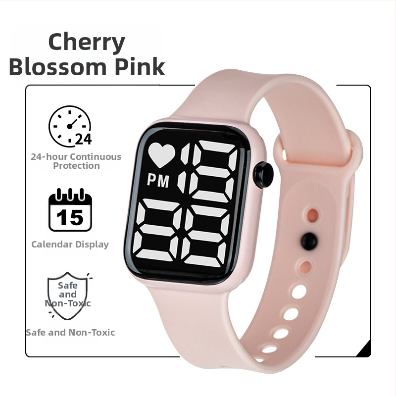 Y1 eksporta e-komercijas karsti pārdots LED digitālais pulkstenis zēniem un meitenēm, bērnu gaismas digitālais pulkstenis, ūdensizturīgs liels ciparnīcas ciparnīca