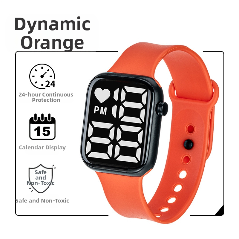 Y1 eksporta e-komercijas karsti pārdots LED digitālais pulkstenis zēniem un meitenēm, bērnu gaismas digitālais pulkstenis, ūdensizturīgs liels ciparnīcas ciparnīca