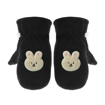 Νέα παιδικά γάντια με επένδυση fleece, γάντια αγοριών, χειμερινά γάντια κοριτσιών, τρισδιάστατα γάντια κινουμένων σχεδίων για μωρά