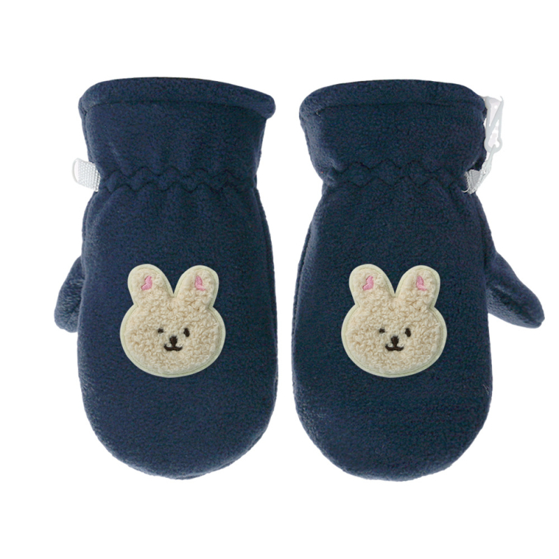 Határokon átnyúló új gyermekkesztyűk gyapjúbéléssel, vastagított fiú kesztyűk téli lányok kesztyűk baba rajzfilm háromdimenziós kesztyűk