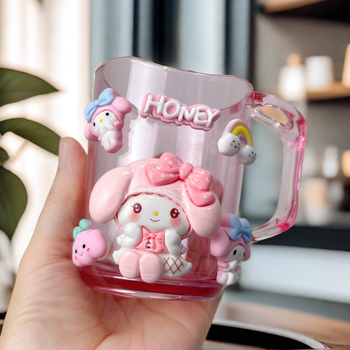 Kūrybingas burnos skalavimo puodelis, šepetėlis, puodelis, mielas plovimo puodelis, animacinis puodelis, kūdikio dantukų stiklainis, berniuko ir mergaitės puodelis, poros puodelis